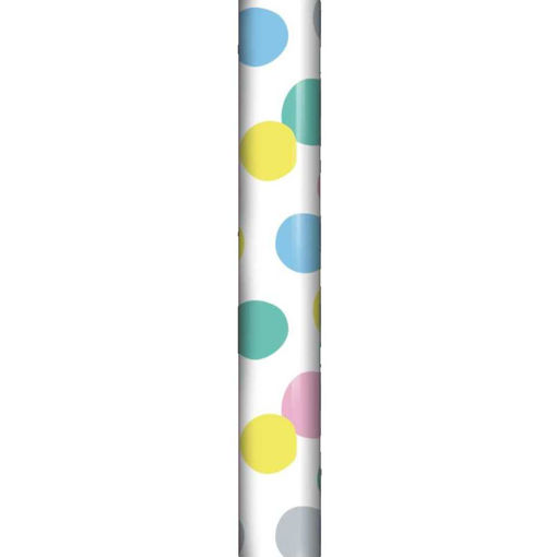 Picture of RAINBOW SPOT WRAPPING ROLL 70CM X 3 METERS